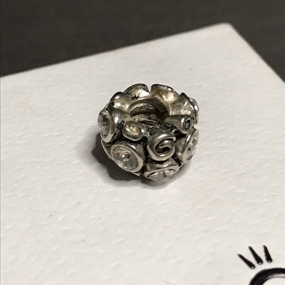Authentic Pandora Charm with Clear CZ - Picture 2 of 4